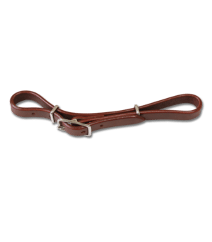 prisvärd effektiv läderrem chin strap leater western till bett kindrem 23cm bra pris hästutrustning
