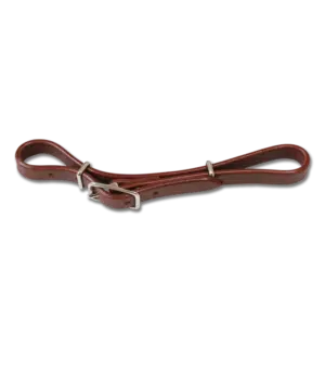 prisvärd effektiv läderrem chin strap leater western till bett kindrem 23cm bra pris hästutrustning