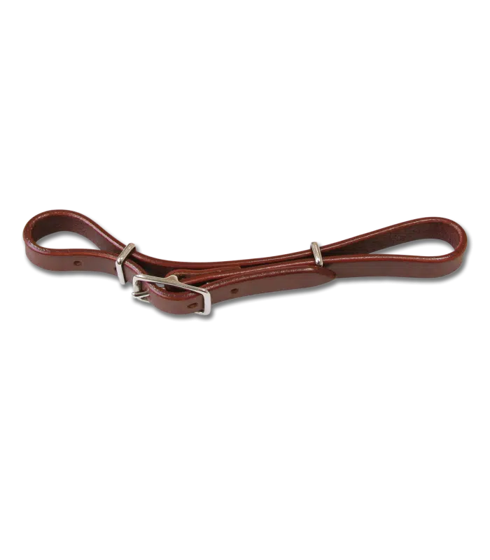 prisvärd effektiv läderrem chin strap leater western till bett kindrem 23cm bra pris hästutrustning