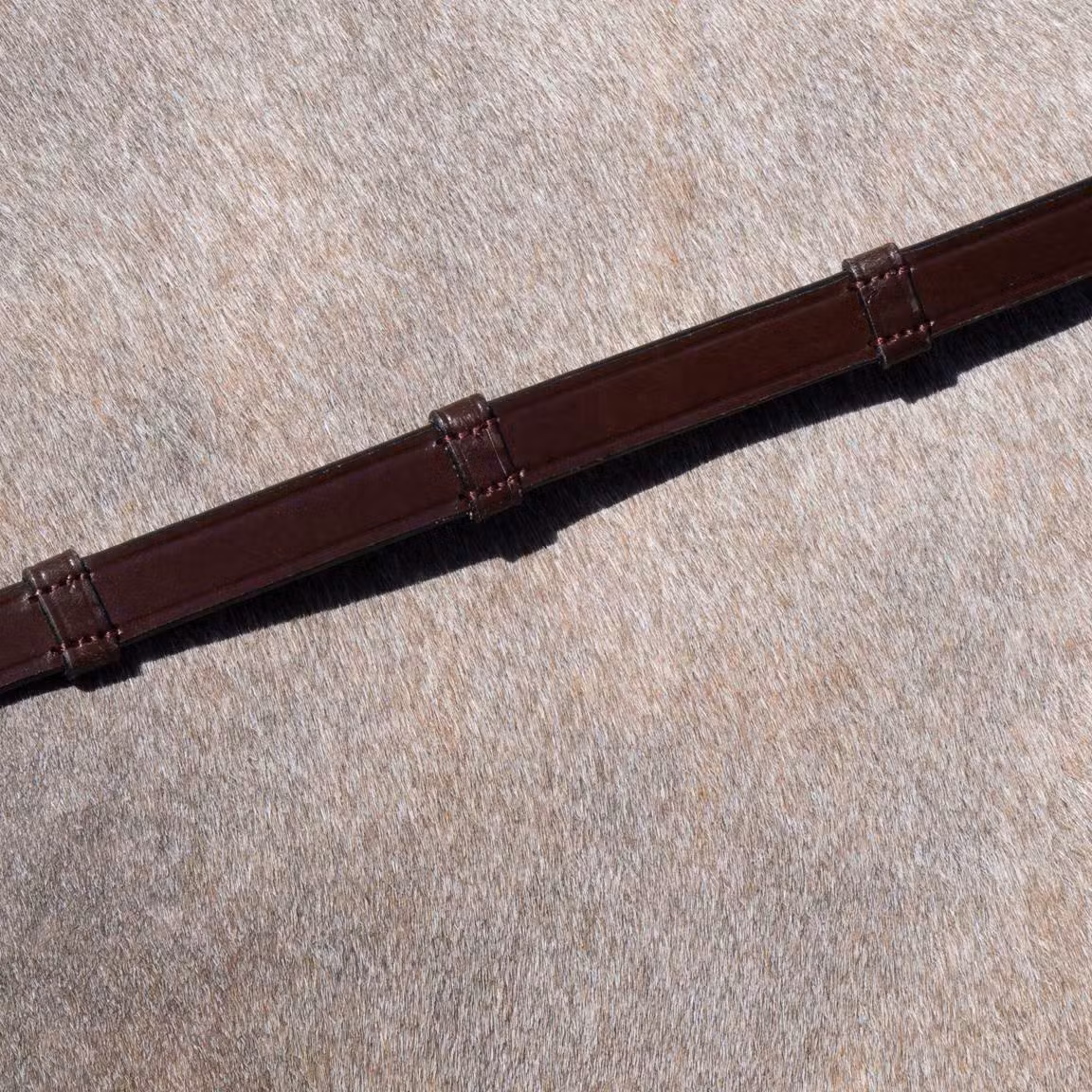 exklusiv lädertygel med stoppar för ridning av häst från dyon working collection 5/8" breda utan martingalstopp för dressyr bra pris hästutrustning fri frakt fraktfritt