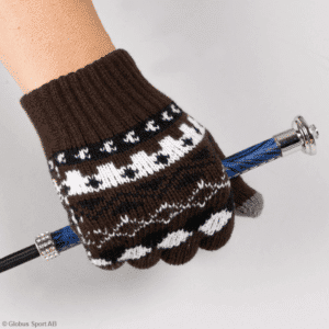 Globus Sport Ridhandske - Magic Ridhandske för ridning av hästar, detta är en enkel och prisvärd handske som passar de flesta händer och ger ett bra grepp om tyglarna med bokstäver Jacquard