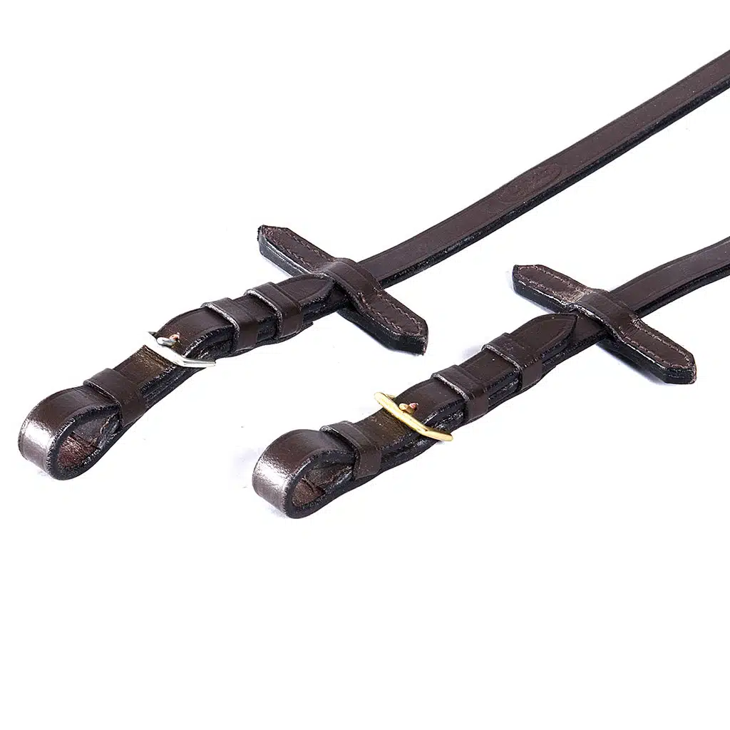 prisvärda tyglar vävribbtygel supergriptygel med stoppar 18mm från globus sport da vinci bra pris hästutrustning ryttare