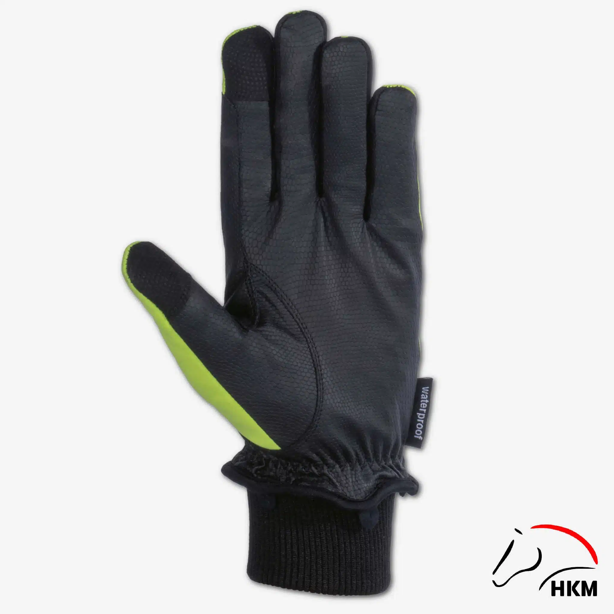 trevlig prisvärd ridhandske fodrad vinterridhandske med reflex från hkm reflective med mudd mot kyla vind bra grepp vid ridning ridkläder ryttare